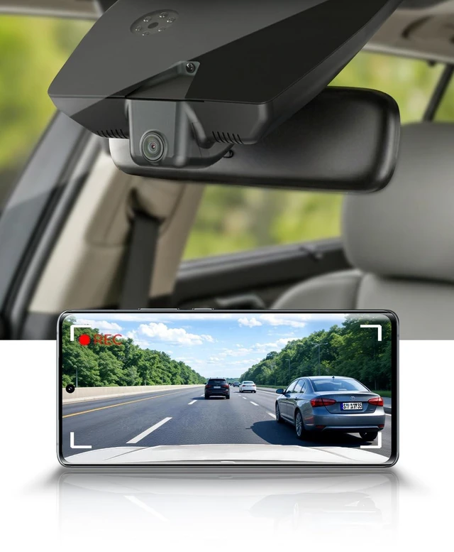 Main image of Fitcamx 4K Dash Cam Suitable for Kia Telluride 2020 2021 2022 (Part No#S9000) S LX EX SX X-pro X-Line, OEM Look, UHD 2160P Video, WiFi & APP, Loop Recording, G-Sensor, Easy to Install, 64GB Card