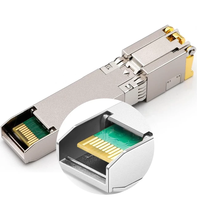 Alt view image 4 of 5 - BLYANX 10GBase-T SFP+ to RJ45 Transceiver, 10Gbase-T Ethernet Module up to 30 Meters, Compatible for Cisco SFP-10G-T-S, Ubiquiti UF-RJ45-10G, Netgear, Mikrotik, TP-Link and More, 2Pack