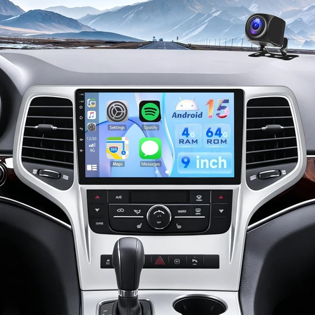 Main image of 4+64G Android 15 Car Radio for Jeep Grand Cherokee 2008-2013