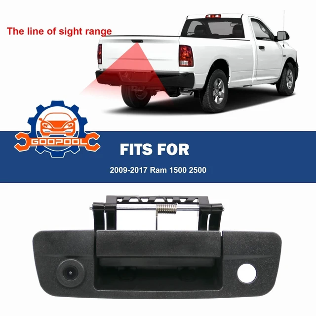 Alt view image 4 of 5 - Tailgate Handle Backup Camera Compatible with 2009-2017 Dodge Ram 1500