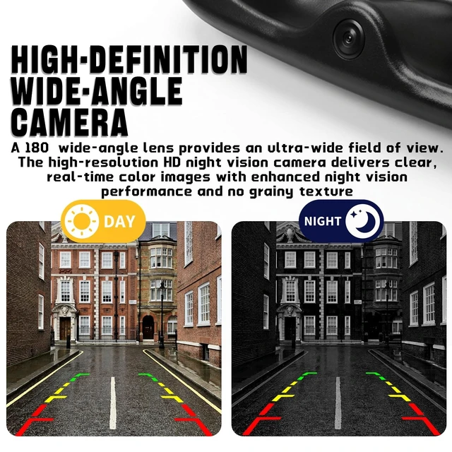 Alt view image 5 of 5 - Flintspxxk Tailgate Handle Backup Camera for 1999-2006 Chevy Silverado/GMC Sierra 1500 2500 3500HD, Pickups Reversing Rear View Park Assist Camera Replaces #15046512 15228539 GM1916102
