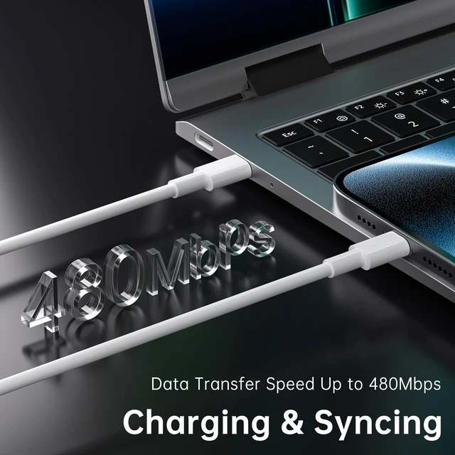 Alt view image 5 of 5 - 96W USB-C Fast Charger for MacBook Pro/Air, 100W Adapter