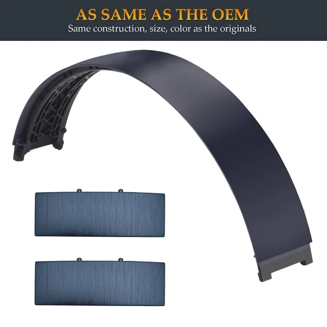 Alt view image 3 of 5 - Beat Studio Pro Replacement Headband and Hinge Same as the OEM Arch Band + Hinges Repair Kit Parts Compatible with Beats by Dre Studio Pro (A2924) and Studio 3 (A1914) Headphones (Navy)