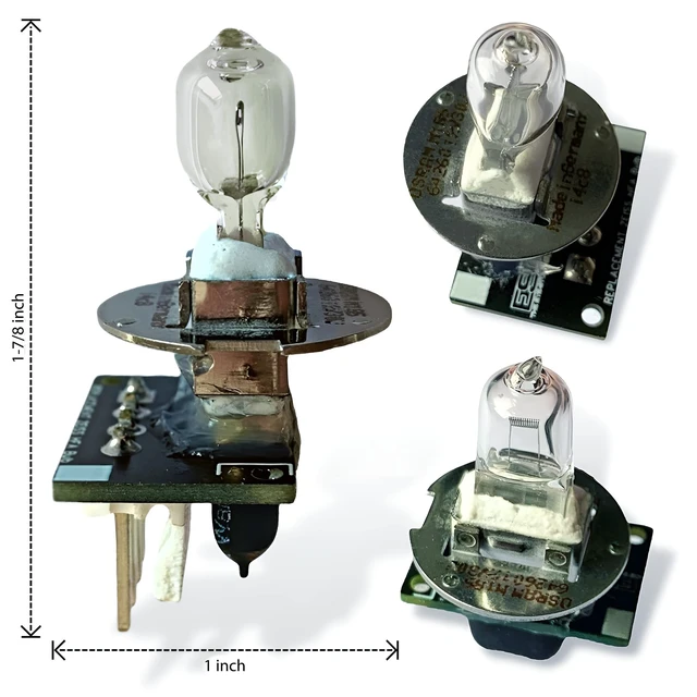 Alt view image 2 of 5 - The Eye-Stuff Group Visual Field Projector Replacement Bulb, 12V Halogen Lamp, Light Socket, Compatible with Humphrey Zeiss HFA, HFAi, Models 740i, 750, 750i, 840, 860