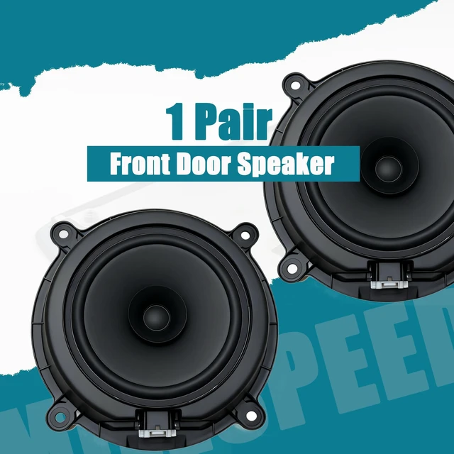 Alt view image 2 of 5 - Milespeed 1 Pair BHN9-66-960 Door Speaker Compatible with Mazda 3 2014-2018, Compatible with Mazda 6 CX-5 2013-2016 KF01-66-960, Left and Right