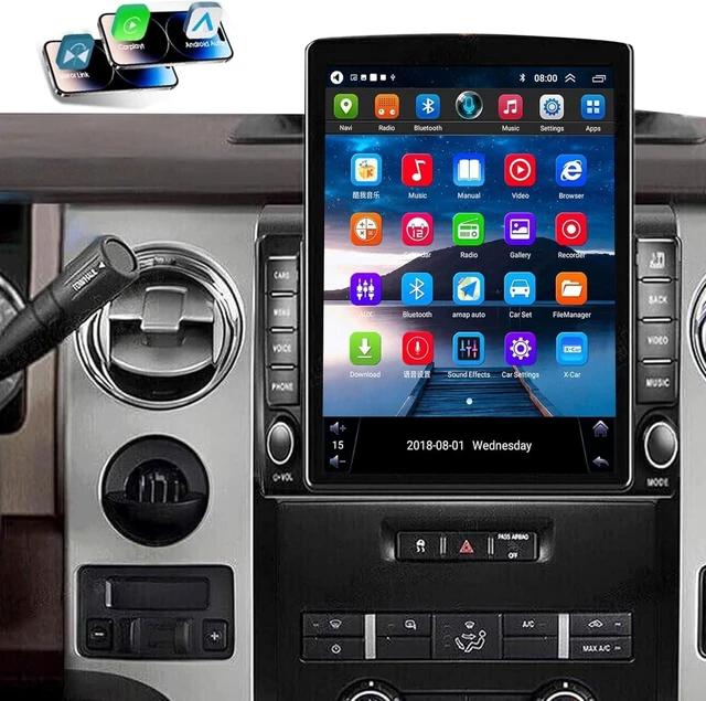 Main image of 4G+64G Android 13 Car Radio for Ford F150 2009 2010 2011 2012 2013 2014, 9.7" Touch Wireless Carplay&Android Auto Support Touchscreen Radio Upgrade with AHD Camera,GPS Navigation,SWC,WiFi,FM