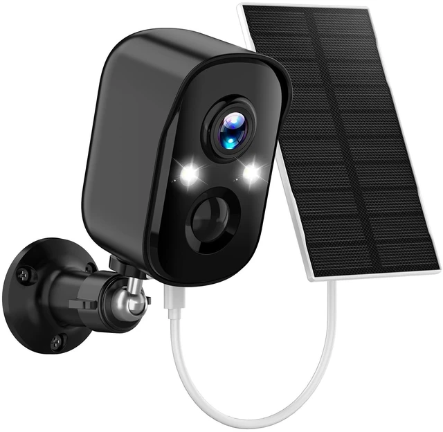 Main image of Sofiwaa Solar Security Cameras Wireless Outdoor, 2K Solar Camera Wireless for Home, Color Night Vision, PIR Motion Detection, IP66 Waterproof, Cloud Storage/SD Card, Instant Alerts,2.4GH