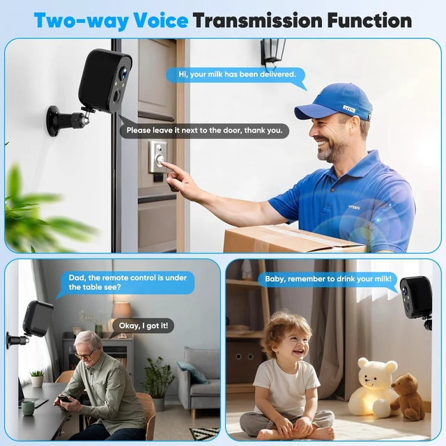 Alt view image 5 of 5 - Sofiwaa Solar Security Cameras Wireless Outdoor, 2K Solar Camera Wireless for Home, Color Night Vision, PIR Motion Detection, IP66 Waterproof, Cloud Storage/SD Card, Instant Alerts,2.4GH