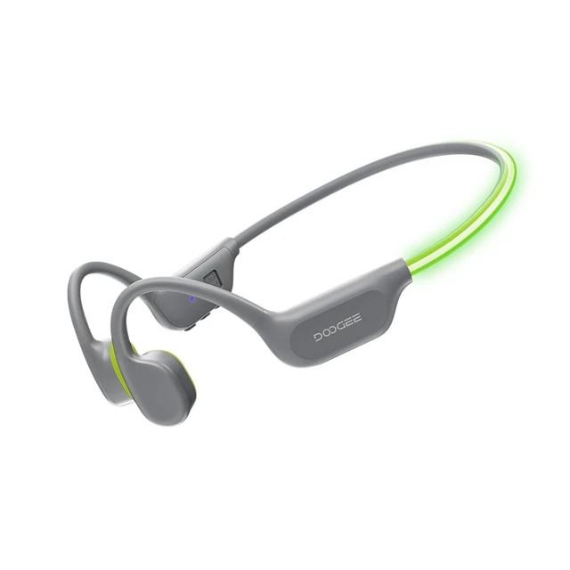 Alt view image 4 of 5 - DOOGEEEco Open-Ear IP68 Waterproof Swimming Headphones with Light Strip