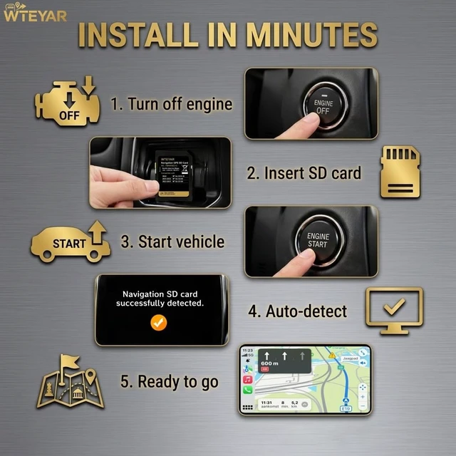 Alt view image 3 of 5 - KMV666EZ1C Nav SD Card Offline GPS for Mazda CX-5/3/30/90
