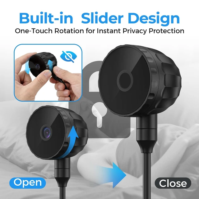 Alt view image 5 of 5 - DGBOSEN Switch 2 Camera,HD 1080P USB C Webcam Support Plug and Play,360 Flexible Angle Adjustment with Detachable USB C Cable and Privacy Sliding Lens Cover