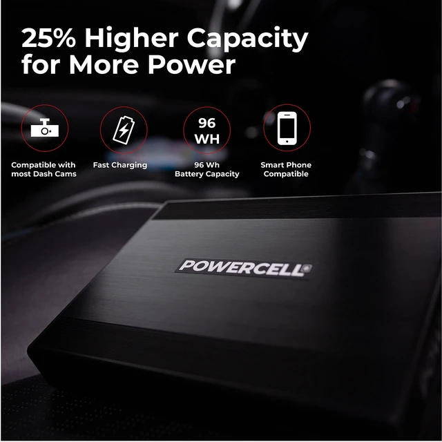 Alt view image 3 of 5 - BlackboxMyCar PowerCell 8 Dash Cam Battery Pack (with Spliced Hardwiring Kit for Thinkware Dash Cams)