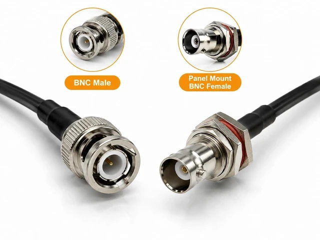 Alt view image 2 of 5 - YDVOYNA BNC Extension Cable 16.4FT, RG58 50 Ohm, BNC Male to BNC Bulkhead Female with 4 BNC to SMA Adapters for SDR, Scanner, Ham Radio & Antenna