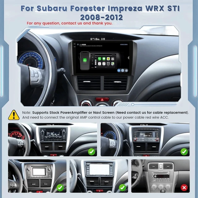 Alt view image 2 of 5 - 6+128GB Octa Core Android Stereo for Subaru Forester Impreza WRX 2008-2012
