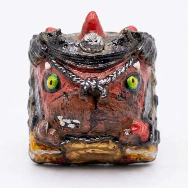 Main image of WEDIWALL Handmade Samurai Unicorn Artisan Keycap - Hand Painted Resin Custom Keycap for Mechanical Keyboard, Compatible with Cherry MX Style Switches, ESC Key Accent