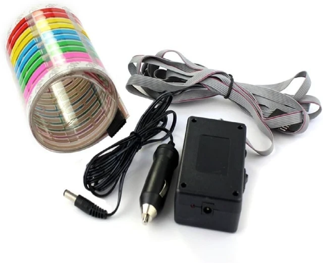 Alt view image 5 of 5 - AMZSTAR Sound Music Beat Activated Car Stickers Equalizer Glow LED Light Audio Voice Rhythm Lamp LED Flash Lights (Multicolor-90x25cm)