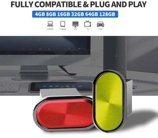 Alt view image 3 of 5 - 2 Pack 64GB USB 2.0 Bulk Small Size USB Flash Drive SUNKANGKIE Ultra Slim Thumb Drive USB Memory Stick Drive Data Stick Expansion Disk Nano Thumb Drive (Silver Red 2 Pack, 64GB)