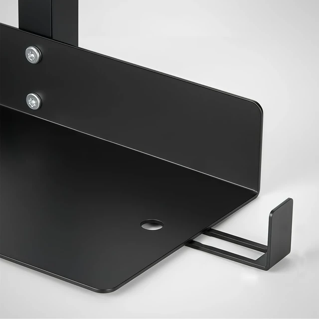 Alt view image 5 of 5 - Under Desk Leg PC Mount,Adjustable Height and Width,CPU Holder Under Desk Table Beam PC Mount Bracket Computer Tower Wall and Under Counter Holder