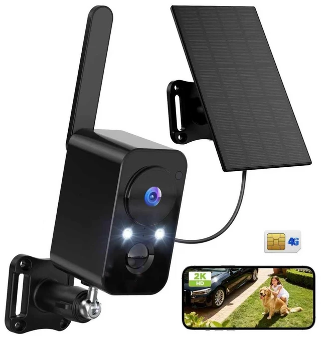 Main image of IHOXTX 4G SIM Cellular Security Cameras Wireless Outdoor/Indoor