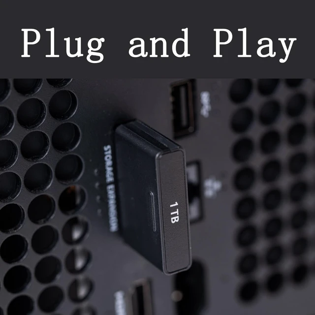 Alt view image 3 of 5 - Furfox Expansion Card External Hard Drive Enclosure for Xbox Series X^^S NVMe SSD Storage Expansion Card Solid State Drive (512GB)