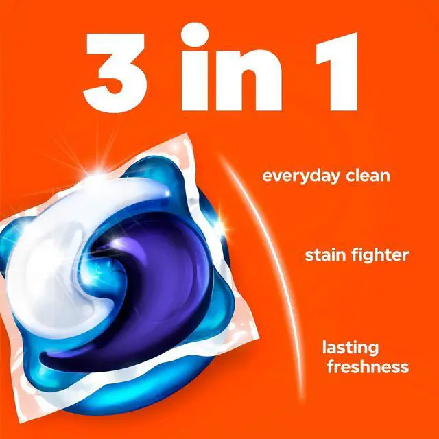 Alt view image 7 of 7 - Tide PODs Laundry Detergent, 14 Count, Original Scent, 3-in-1 Stain Remover, Odor Fighter, Color Protector, Concentrated Laundry Soap Pacs