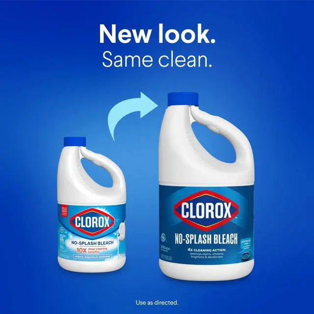 Alt view image 2 of 6 - Clorox No Splash Bleach, 77 fl oz, Household Disinfecting Bleach for MultiSurface Cleaning