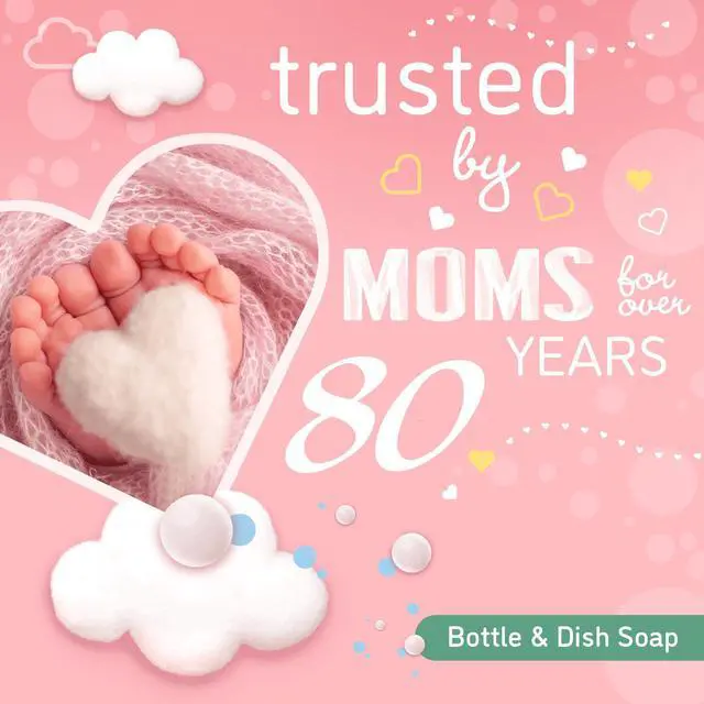 Alt view image 2 of 5 - Dreft PlantDerived Liquid Dish Soap & Dishwashing Detergent, Fragrance Free, For Baby Bottles, Baby Essentials, 18 fl oz, Gentle Safe Baby FeedingItem Cleaner