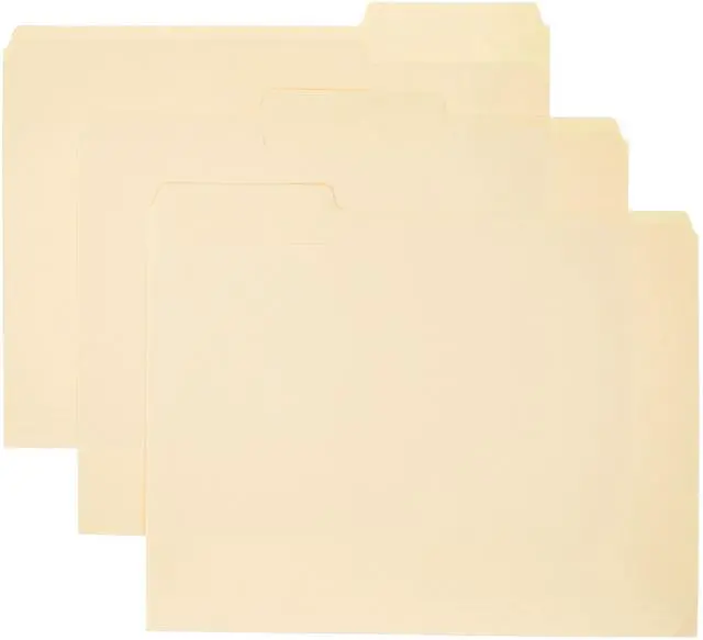 Alt view image 5 of 6 - Pen+Gear Manila File Folders, Letter Size, 25 Count, HeavyDuty Paper File Folders for Office & Document Organization
