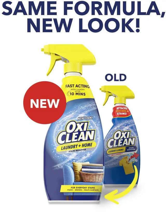 Alt view image 3 of 6 - OxiClean Laundry Stain Remover Spray, Attacks Tough DriedIn Stains, 21.5 fl oz, Powerful PreTreat Spray to Eliminate Stubborn SetIn Clothing & Fabric Stains for Household Laundry