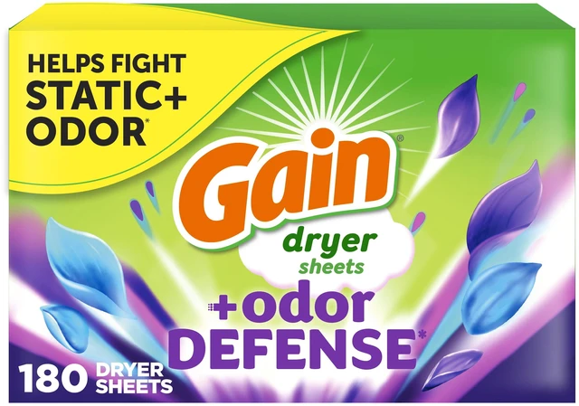 Main image of Gain Fabric Softener Dryer Sheets with Odor Defense, Super Fresh Blast Scent, 180 Count