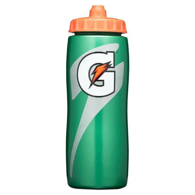 Main image of Gatorade Contour Style Squeeze Water Bottle, 28oz, Green