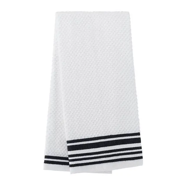 Alt view image 3 of 6 - Mainstays Woven Kitchen Towel Set, 4-Pack, 16 x 26 Inches, Black