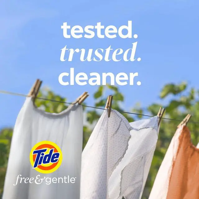 Alt view image 3 of 6 - Tide Free and Gentle Hypoallergenic Unscented Laundry Detergent Pods, 14 Count