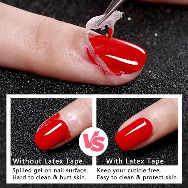 Alt view image 2 of 7 - SUTOKAKA 15ml Liquid Latex Tape Peel, Nail Cuticle Protection, Skin Barrier, for Home DIY Nail Salon