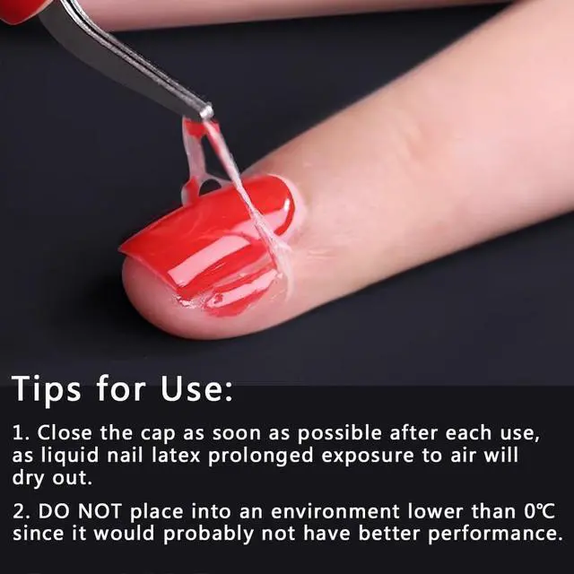 Alt view image 6 of 7 - SUTOKAKA 15ml Liquid Latex Tape Peel, Nail Cuticle Protection, Skin Barrier, for Home DIY Nail Salon