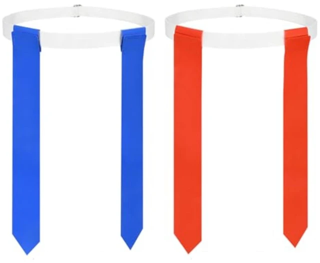 Main image of DkOvn Flag Football Belt Set, 8/10/14/28 Belts with Flags, Easy Tear Belts for Youth and Adult Athletes
