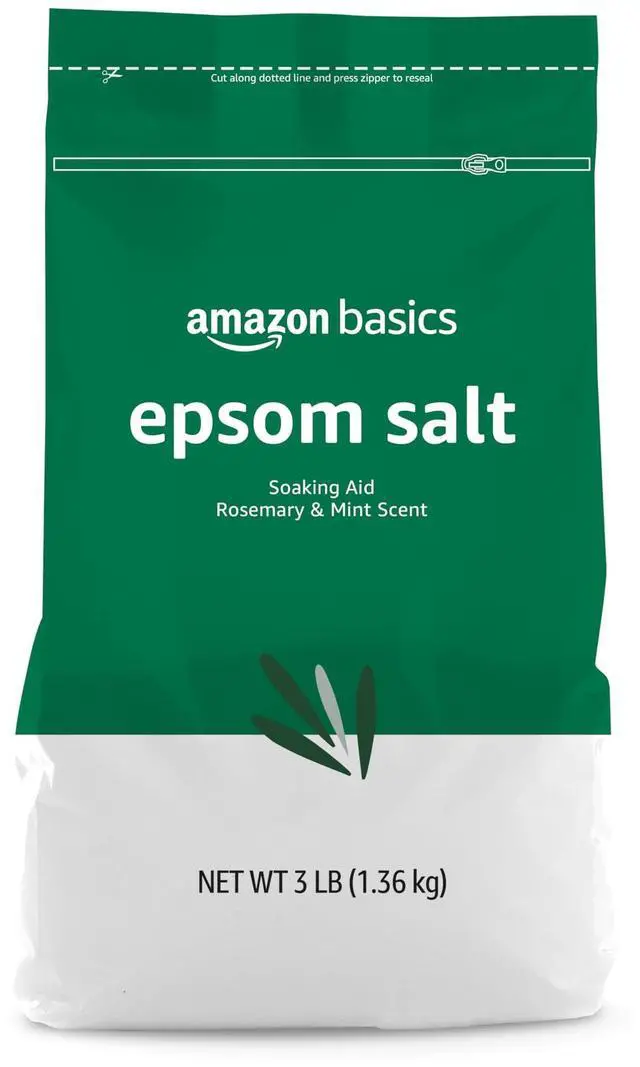 Main image of Basics Epsom Salt Soak Aid, Soothing Rosemary and Mint Scent, 3lb (1Pack)