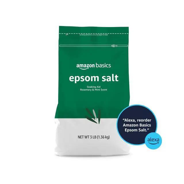 Alt view image 2 of 5 - Basics Epsom Salt Soak Aid, Soothing Rosemary and Mint Scent, 3lb (1Pack)