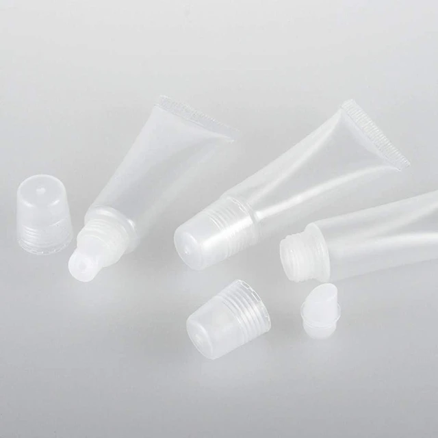 Alt view image 5 of 7 - Quacc 6-Pack Empty Lip Gloss Tubes 8ml Clear Soft Mini Refillable Squeeze Tubes for DIY Lip Gloss Makeup Travel