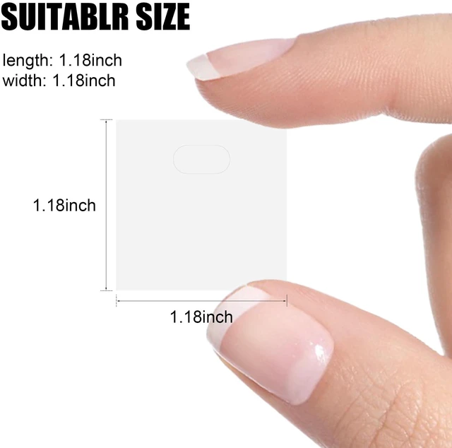 Alt view image 2 of 7 - 60-Pack Transparent Vertical Blind Repair Labels, Replacement Parts Fixing Kit, Replacement Slats