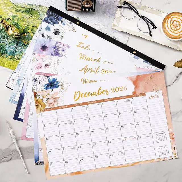 Alt view image 6 of 6 - 2026-2027 18-Month Calendar, July 2026-December 2027, 14.6 x 11.5 Inches Desk/Wall Calendar for Home Office School