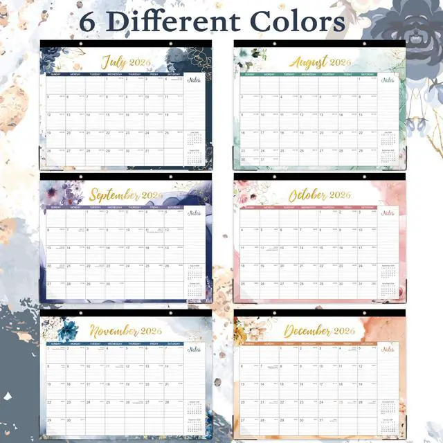 Alt view image 3 of 6 - 2026-2027 18-Month Calendar, July 2026-December 2027, 14.6 x 11.5 Inches Desk/Wall Calendar for Home Office School