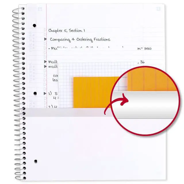 Alt view image 5 of 7 - Five Star National Wildlife Federation Spiral Notebook + Study App, 1 Subject, College Ruled, 11" x 8.5", 80 Sheets, Forest Bear, 1 Count (820088FM)