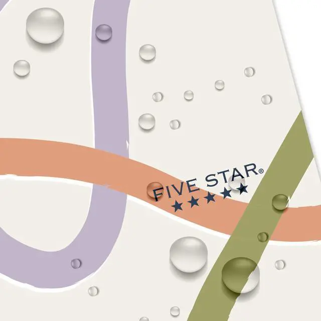 Alt view image 6 of 6 - Five Star 820233F Spiral Notebook 1 Subject College Ruled 8-1/2" x 11" 80 Sheets Fights Ink Bleed Water Resistant Covers Organic Lines + Study App