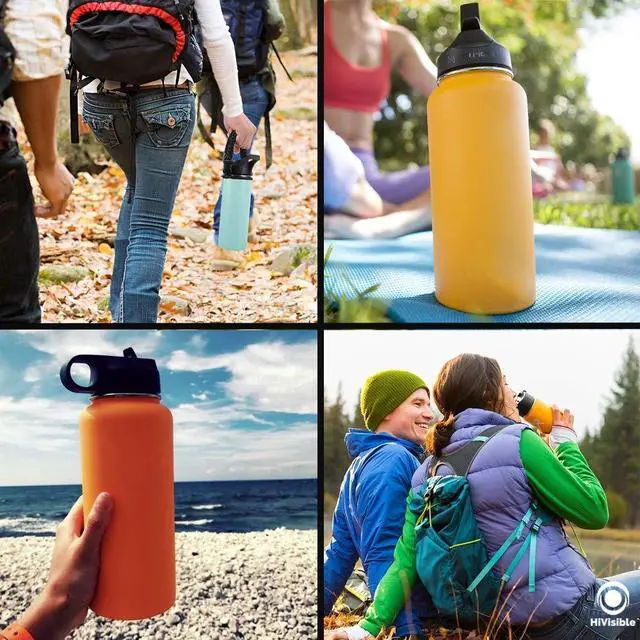 Alt view image 4 of 4 - Hydro Flask Straw Replacement 3-Pack for 32oz, 40oz, 64oz Bottles