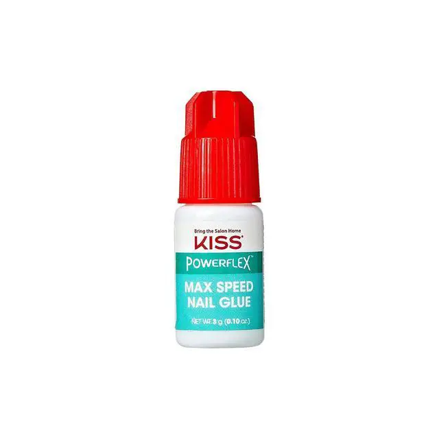 Alt view image 3 of 6 - Kiss PowerFlex Maximum Speed Nail Glue - Fast-Drying Adhesive with Nozzle Tip Applicator, for Glue-On Nails & Repairs, Ideal for Tips & Wraps, 0.10oz (3g)