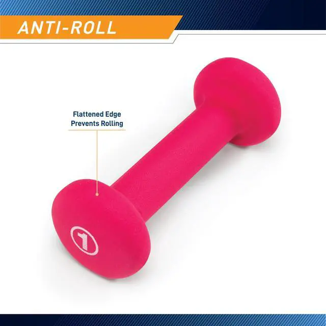 Alt view image 4 of 5 - Marcy Colored Neoprene Dumbbell Hand Weight - Single