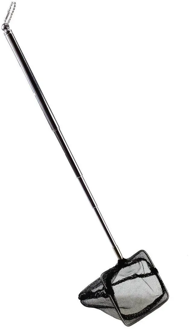 Main image of AQUANEAT Aquarium Net with Extendable Long Handle, Adjustable Waste Skimming Cleaning Tool for Fish Tanks