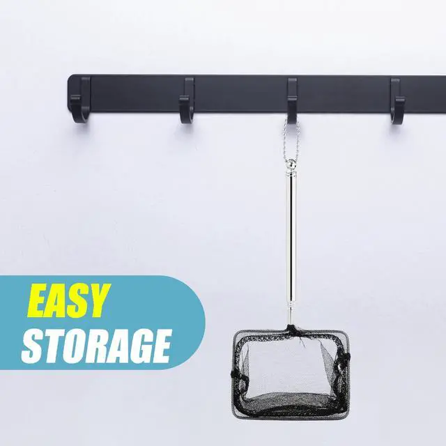 Alt view image 3 of 4 - AQUANEAT Aquarium Net with Extendable Long Handle, Adjustable Waste Skimming Cleaning Tool for Fish Tanks