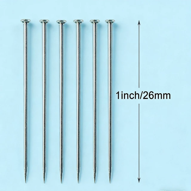 Alt view image 3 of 7 - 500Pcs Stainless Steel Straight Pins, Fine Satin Dressmaker Pins for Sewing, Craft and Jewelry Making